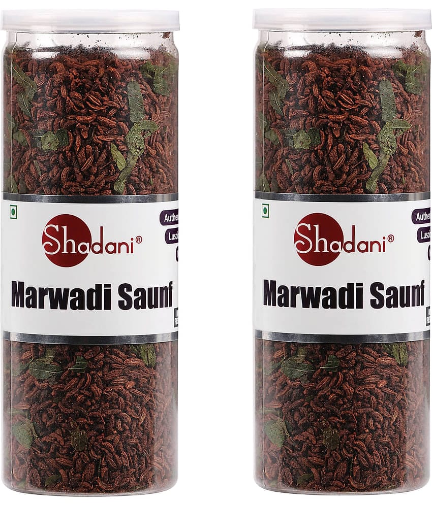 Shadani Marwadi Saunf Can 170g (Pack of 2)
