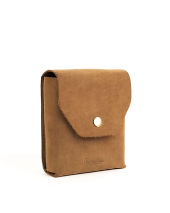 trooper helmet bag-tobacco brown / in