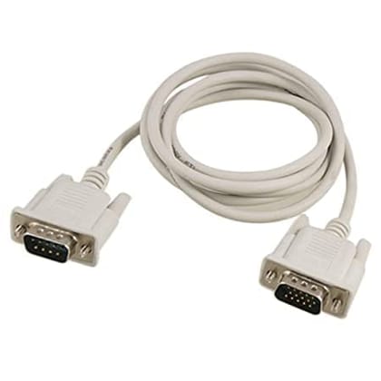 VGA Cable Male to Male 3+4 White 25 Mtr