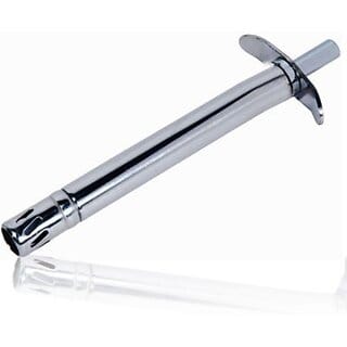 Global Gifts Stainless Steel Gas Lighter (Silver, Pack Of 1)