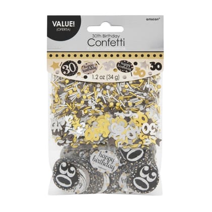 30th Birthday Sparkling Confetti