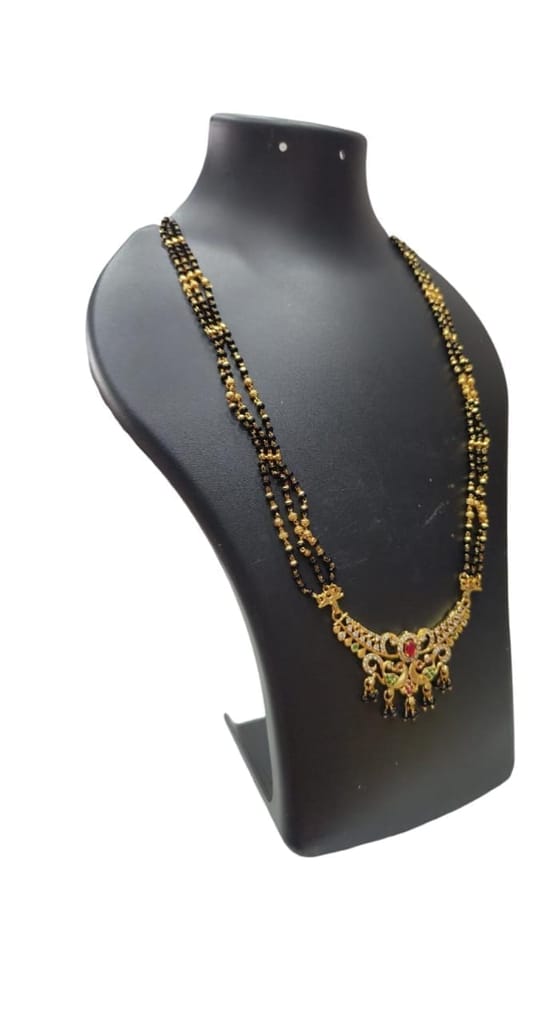 Gold Plated Traditional Long Mangalsutra for Women
