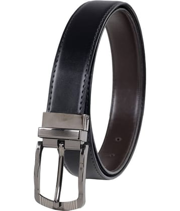 Keviv Black Leather Casual Belt