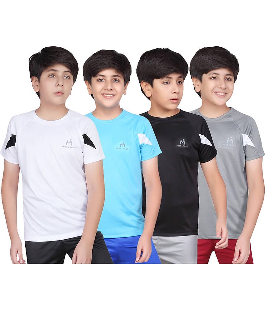 MIST N FOGG Pack of 1 Boys Polyester T-Shirt ( Multi Color )