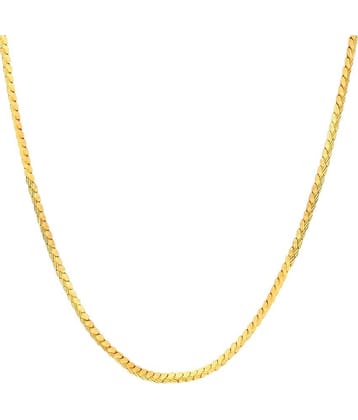 FASHION FRILL Gold Plated Chain ( Set of 1 )