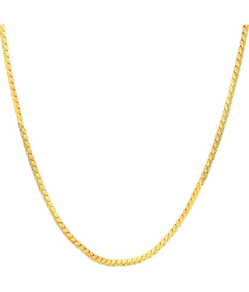 FASHION FRILL Gold Plated Chain ( Set of 1 )