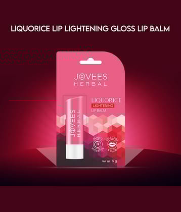 Jovees Herbal Liquorice Lightening Lip Balm For Rejuvenates & Gives Soft Lips, 5gm (Pack of 1)