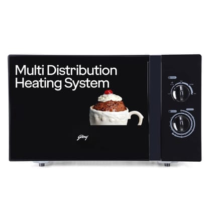 Godrej 20 L 5 Years Comprehensive Warranty Multi Distribution System for Even and Faster Cooking, Solo Microwave Oven With 5 Power Levels (GMX 20SA2, Black) Godrej 20 L 5 Years Comprehensive Warranty Multi Distribution System for Even and Faster Cooking,