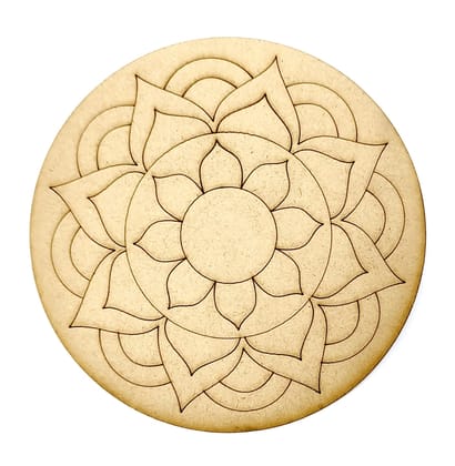 Brand Zero Pre Marked MDF Base - Design 2028 - Select Your Preference Of Size & Thickness