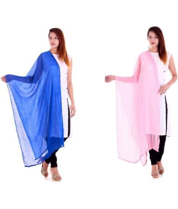 Apratim Multicoloured Chiffon Self Dupatta