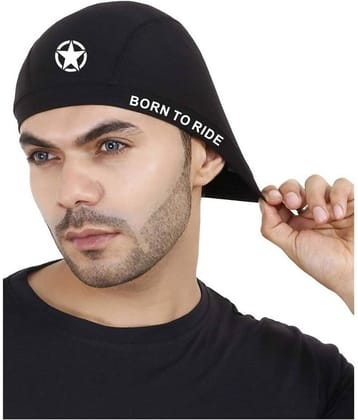 JUST RIDER Unisex Cotton Helmet Skull Cap/topi for Men's,Women's & Kids Ears and Wicks Moisture