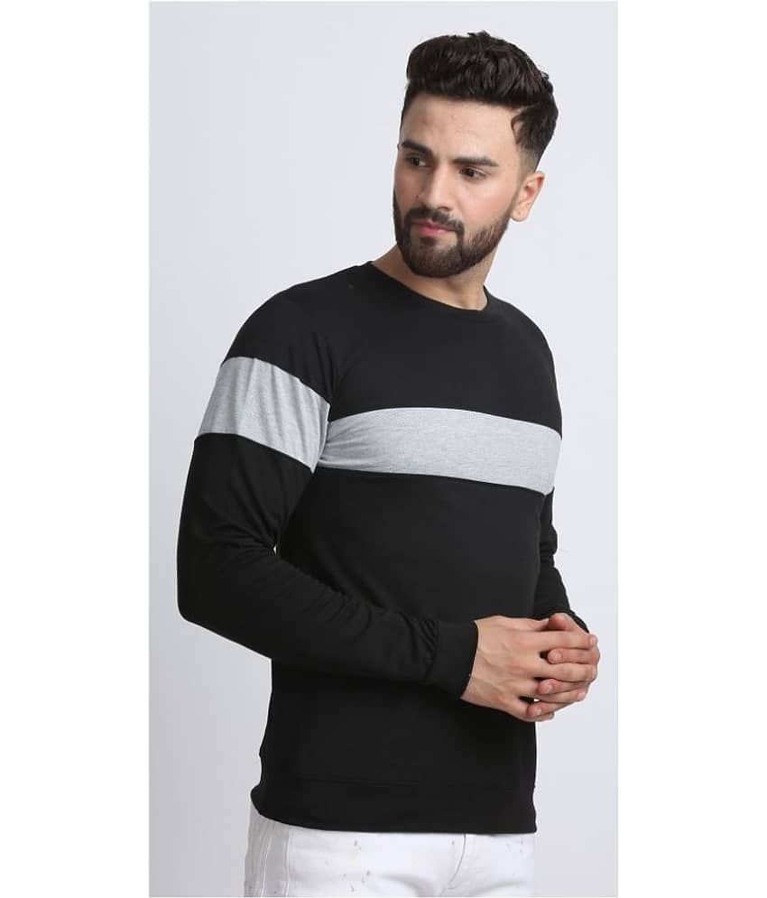 Leotude Black Sweatshirt Pack of 1