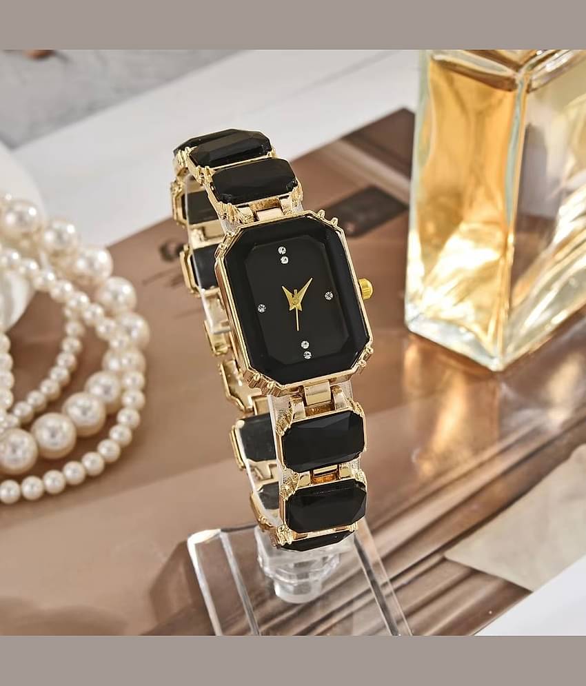 Renaissance Traders Black Metal Analog Womens Watch