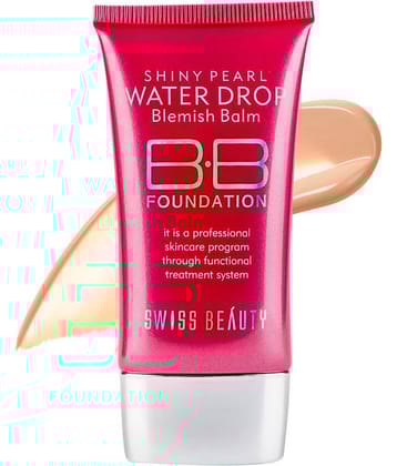 Swiss Beauty BB Shiny Pearl Water Drop Cream Foundation Dark SPF 15 40 g