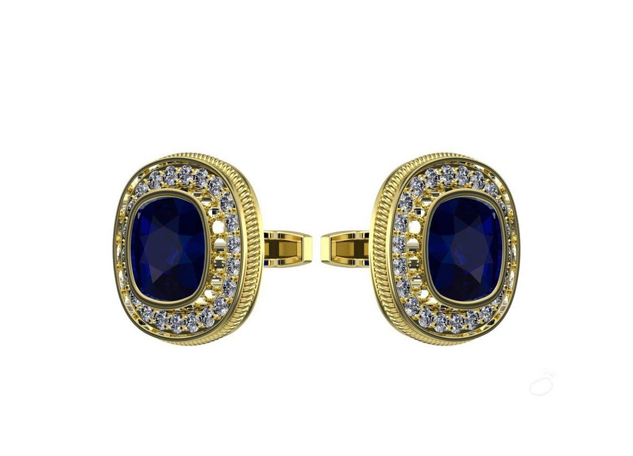 Regal Blue Stone Cufflinks