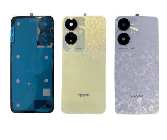 Back Panel Cover Compatible With Oppo A59-Black