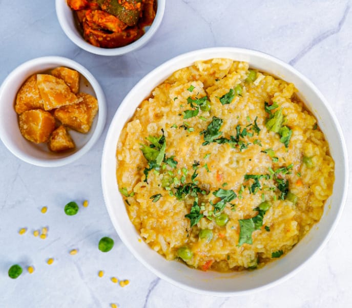 Moong & Green Peas Khichdi