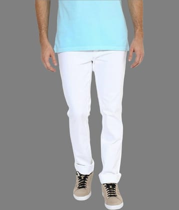 Lawson Slim Fit Cuffed Hem Men's Jeans - White ( Pack of 1 )
