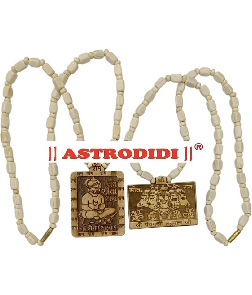 Astrodidi Shri Bageshwar Dham Original Tulsi Mala and Panchmukhi Hanuman Ji Locket Mala