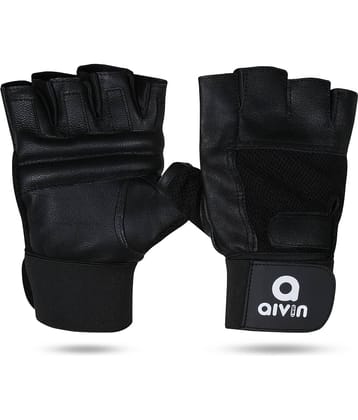 Aivin ELITE Unisex Microfiber Gym Gloves For Advanced Fitness Training and Workout With Half-Finger Length