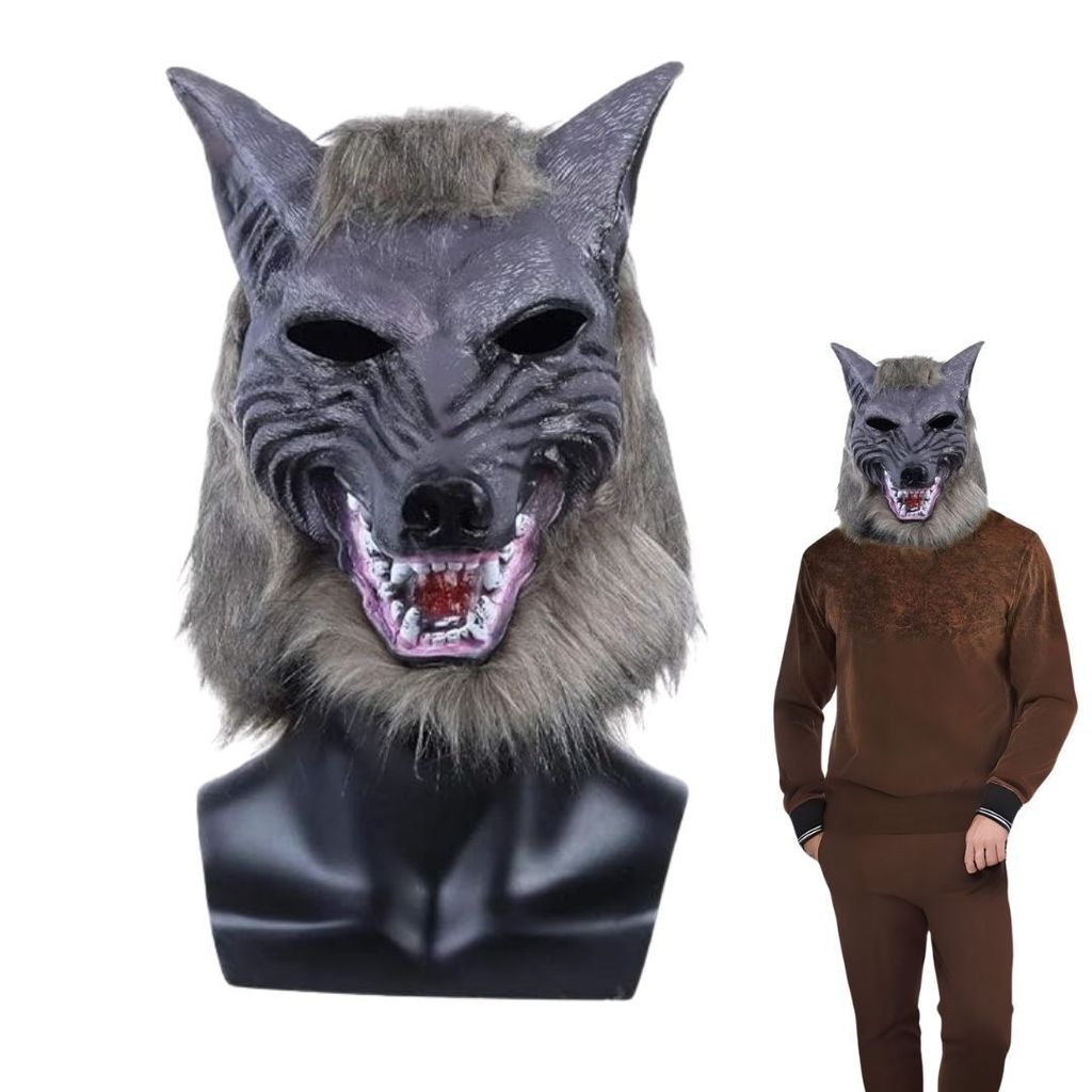 Halloween Werewolf Mask - 1PC - Party and Festive Needs | Buy online on ZillyBuy