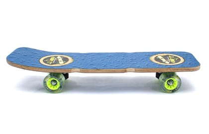 JJ Jonex Wooden Skateboard, Skateboard for Senior, Skating Board (Multicolor, Rollo Curved Medium)