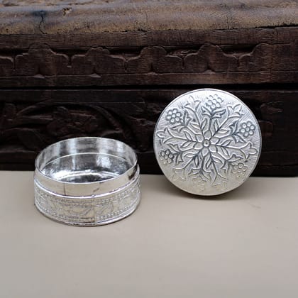 925 Silver honey container dibbi for red book remedy sindur box for gift