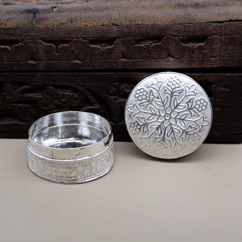 925 Silver honey container dibbi for red book remedy sindur box for gift