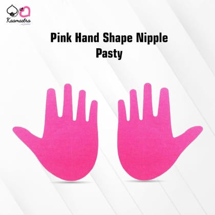 Kaamastra Pink Hand Shape Nipple Pasty