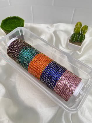 5 Color Glass Bangle Box Design - Dhan 028-2.2