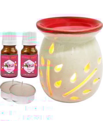 PeepalCo Ceramic Aroma Oils & Diffusers Set - Pack of 5