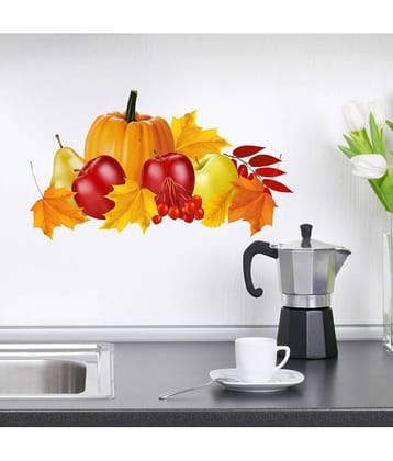 Decor Villa Fruits2 Foods & Beverages Sticker ( 33 x 58 cms )