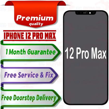 Apple iPhone 12 Pro Max  (display glass combo folder) Mobile Display LCD Screen With Touch