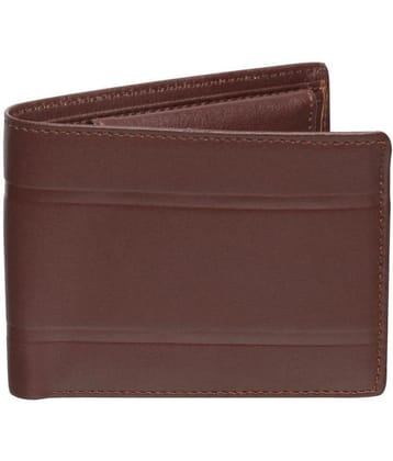 Loopa - Brown PU Mens Regular Wallet ( Pack of 1 ) - Brown
