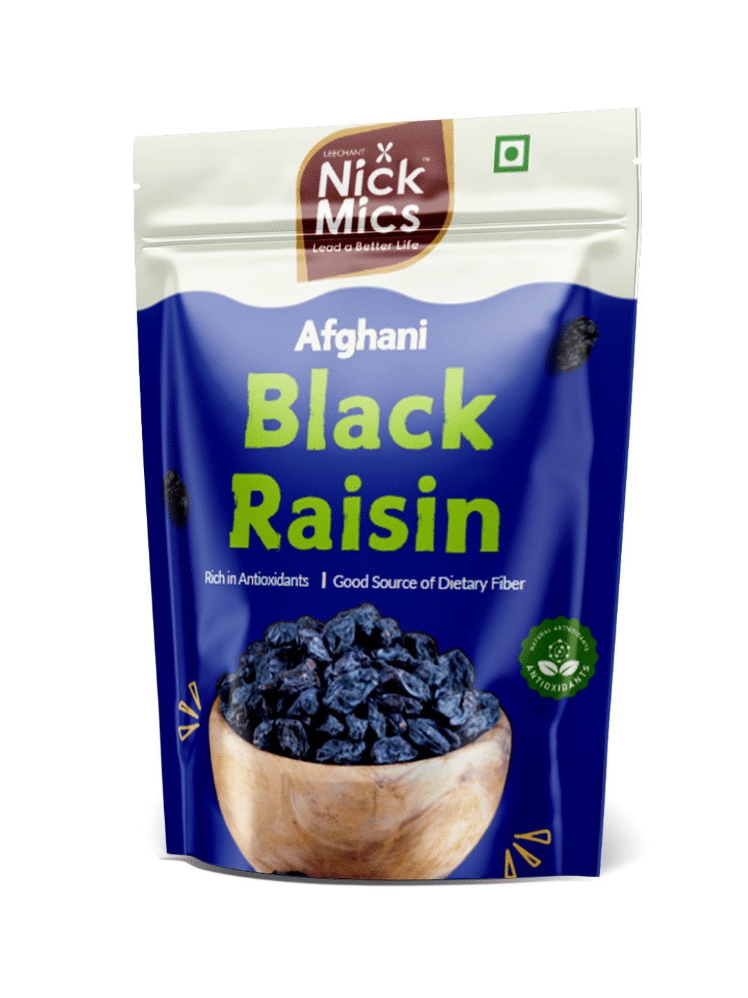 Nickmics Afghani Black Raisin-200g