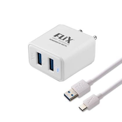 FLiX (Beetel) WALL CHARGER XWC-64D WHITE FLiX (Beetel) WALL CHARGER XWC-64D WHITE