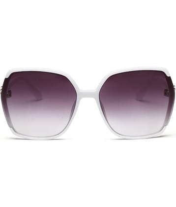 YourSpex - White Oversized Sunglasses ( Pack of 1 )