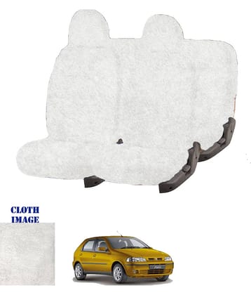 Fiat Palio D White 5 Seater Car Seat Cover