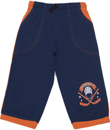 Dollar Champion Kidswear Pack of 1 Cotton Three-Fourth For Boys ( Multicolor )