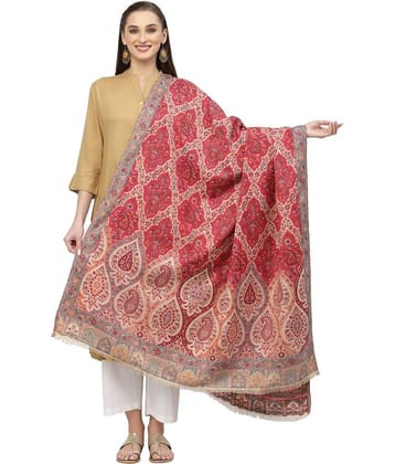 Anekaant Beige Self Design Shawl - ( Pack of 1 )
