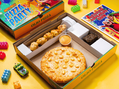 Motu Patlu Kids Cheesy Corn Pizza Party