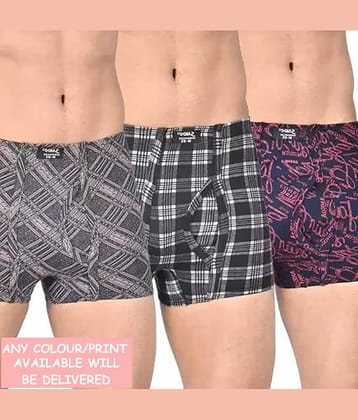 CAVENDRES Pack of 3 Nylon Trunks For Men's ( Multicolor1 )
