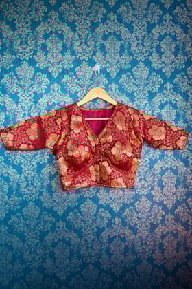 Red era blouse-M