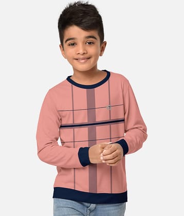 HELLCAT Pack of 1 Boys Cotton Blend T-Shirt ( Light Pink )