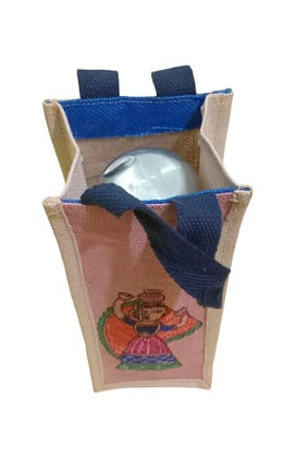 Handcrafted Jute Bottle Bag - Eco-Friendly, Stylish, and Unique Designs for 1 Litre Bottles