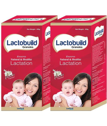 Leeford Lactobuild powder - Ayurvedic & natural Lactation for Nursing Mothers (200g, Pack of 2)