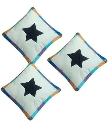 Hugs'n'Rugs White Cotton Cushion Covers - Set Of 3