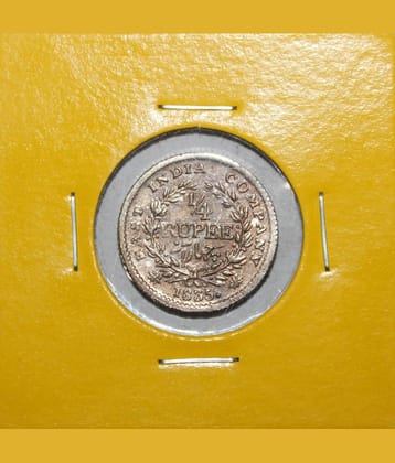 1/4 Anna 1835 William 4th - East India Company Fancy British India Rare Old Small Coin  for Collection