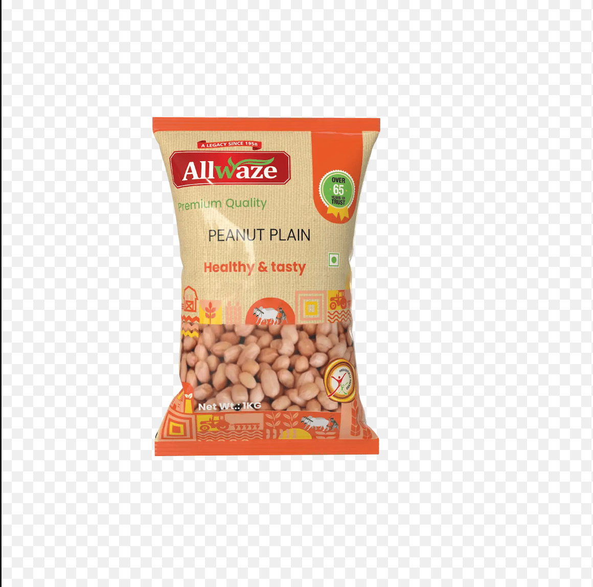 Allwaze Peanut Plain 1kilogram