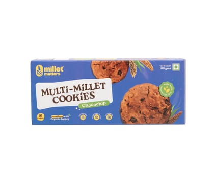 Millet Matters Multi Millet Chocochip Cookies – Ragi, Jowar & Bajra (100 g)